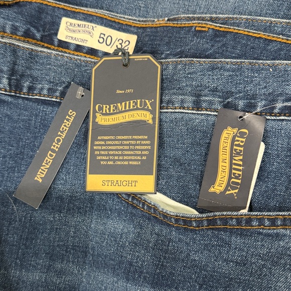 Daniel Cremieux Premium Denim Straight Jeans - Deep Blue - Picture 3 of 3
